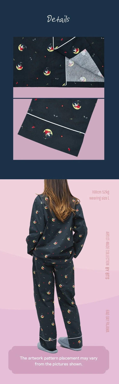 BTS - ARTIST-MADE COLLECTION by JIN- BAD DAY PAJAMA - KAEPJJANG SHOP (캡짱 숍)