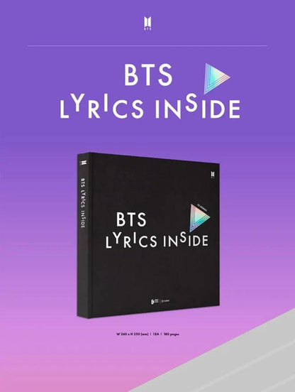 BTS- LYRICS INSIDE Vol.1 - KAEPJJANG SHOP (캡짱 숍)