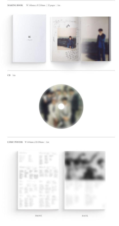 BTS - Mini Album Vol.7 [BE] (Deluxe Edition) - KAEPJJANG SHOP (캡짱 숍)