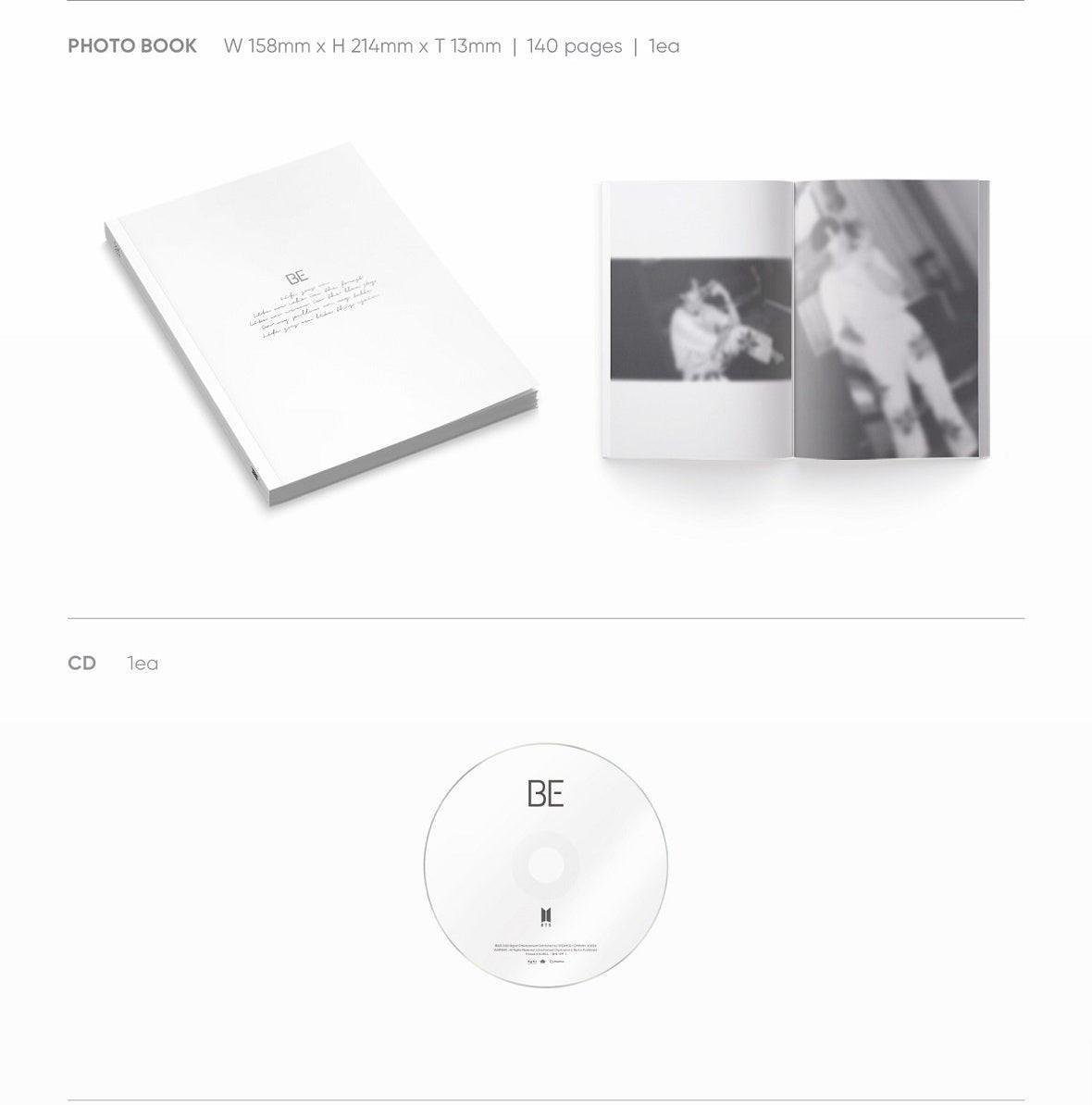 BTS - Mini Album Vol.7 [BE] (Essential Edition) - KAEPJJANG SHOP (캡짱 숍)