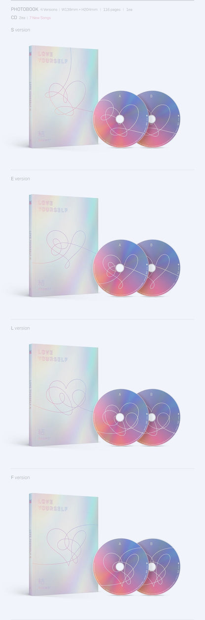 BTS - Repackage Album [LOVE YOURSELF 結 ‘Answer’] - KAEPJJANG SHOP (캡짱 숍)