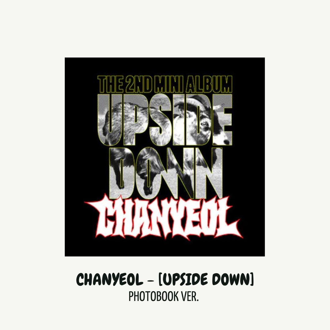 [PRE ORDER] CHANYEOL -  [UPSIDE DOWN]  (PHOTOBOOK Ver.) KAEPJJANG SHOP (캡짱 숍)