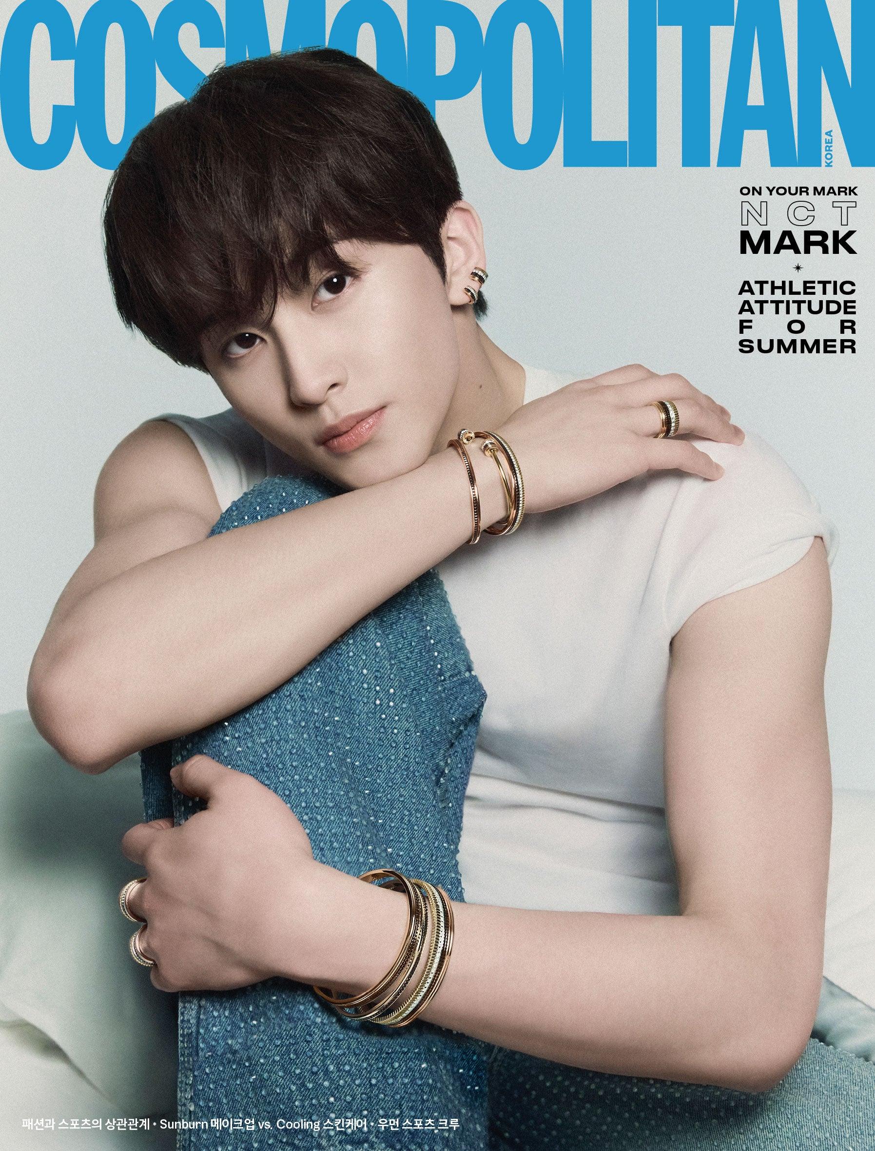 COSMOPOLITAN KOREA MAGAZINE (2024 June Issue) /COVER : MARK (NCT) - KAEPJJANG SHOP (캡짱 숍)