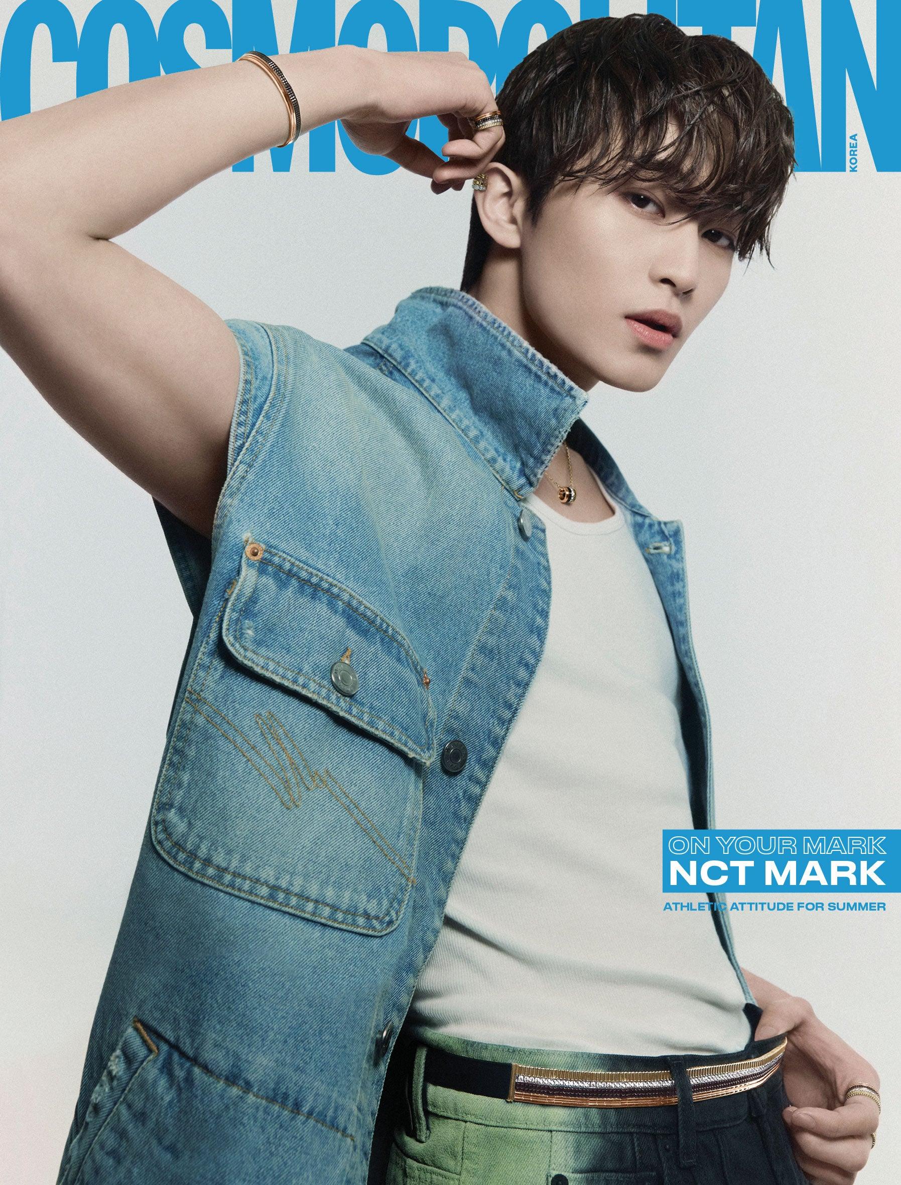 COSMOPOLITAN KOREA MAGAZINE (2024 June Issue) /COVER : MARK (NCT) - KAEPJJANG SHOP (캡짱 숍)