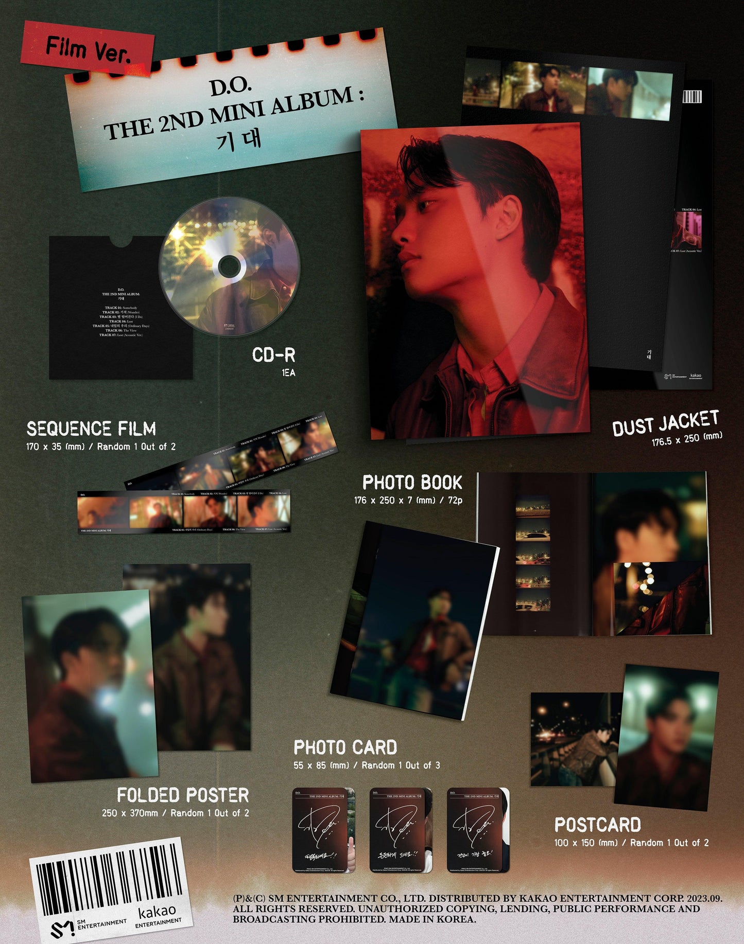 D.O - Mini Album Vol.2 [기대(Expectation)] (Film Vers.) - KAEPJJANG SHOP (캡짱 숍)