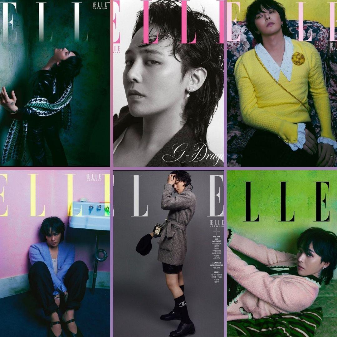 ELLE KOREA - 2024 July Issue / COVER : G-DRAGON - KAEPJJANG SHOP (캡짱 숍)