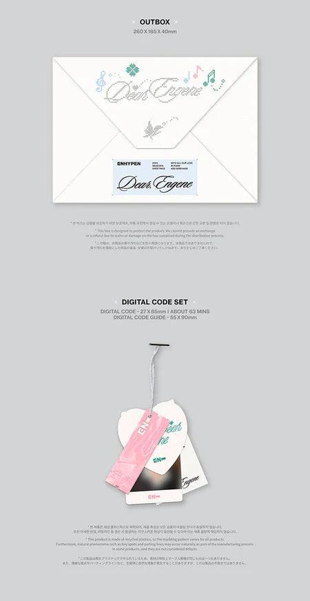 ENHYPEN - 2024 SEASON’S GREETINGS [DEAR ENGENE] - KAEPJJANG SHOP (캡짱 숍)