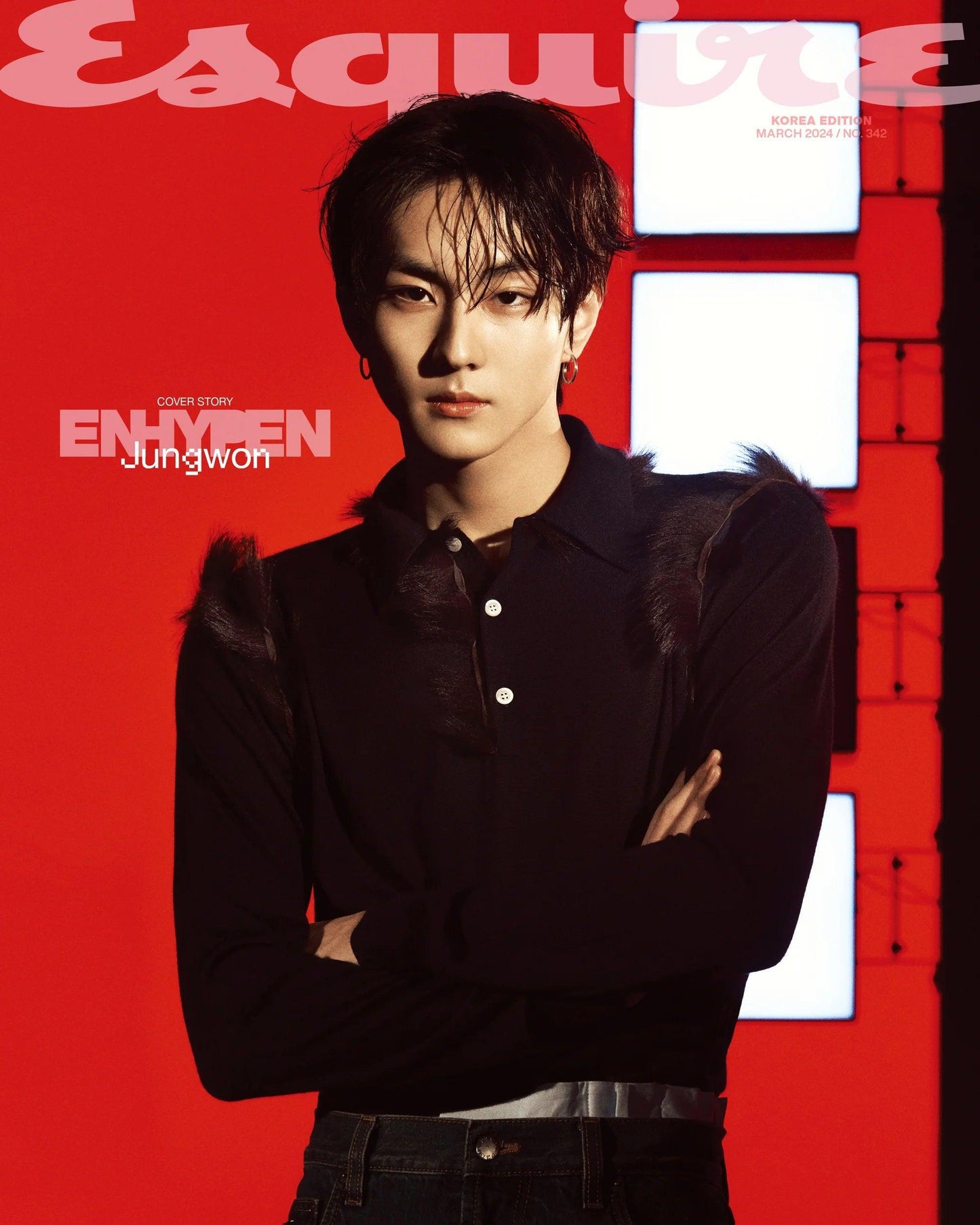 ENHYPEN - ESQUIRE KOREA MAGAZINE COVER - (2024 March Issue) - KAEPJJANG SHOP (캡짱 숍)