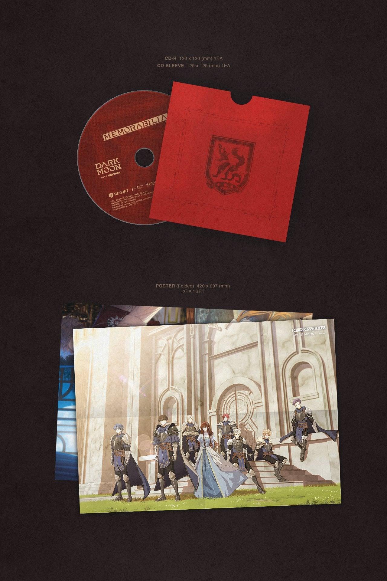 ENHYPEN - [MEMORABILIA] (DARK MOON Special Album ) VARGR Ver. (POB Weverse Shop GIFT) - KAEPJJANG SHOP (캡짱 숍)