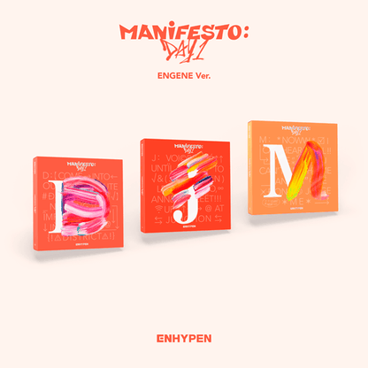 ENHYPEN - Mini Album Vol.3 [MANIFESTO: DAY 1] (Edition ENGENE) - KAEPJJANG SHOP (캡짱 숍)