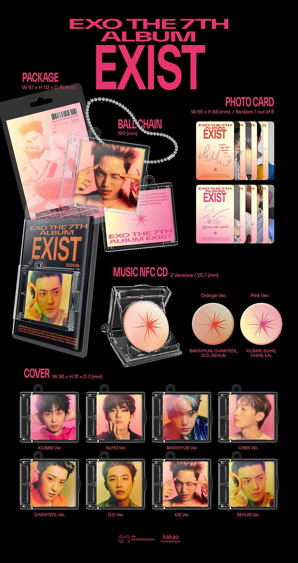 EXO - Album Vol.7 [EXIST] (SMini Vers.) - KAEPJJANG SHOP (캡짱 숍)