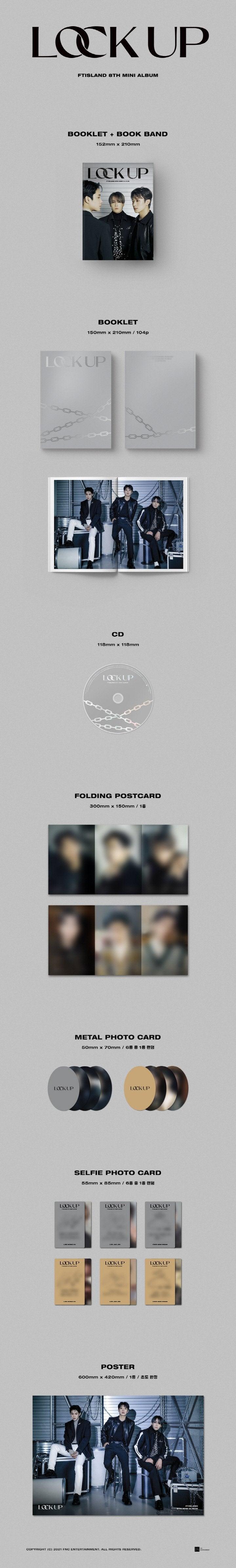 FT ISLAND - Mini Album Vol.7 [LOCK UP] - KAEPJJANG SHOP (캡짱 숍)