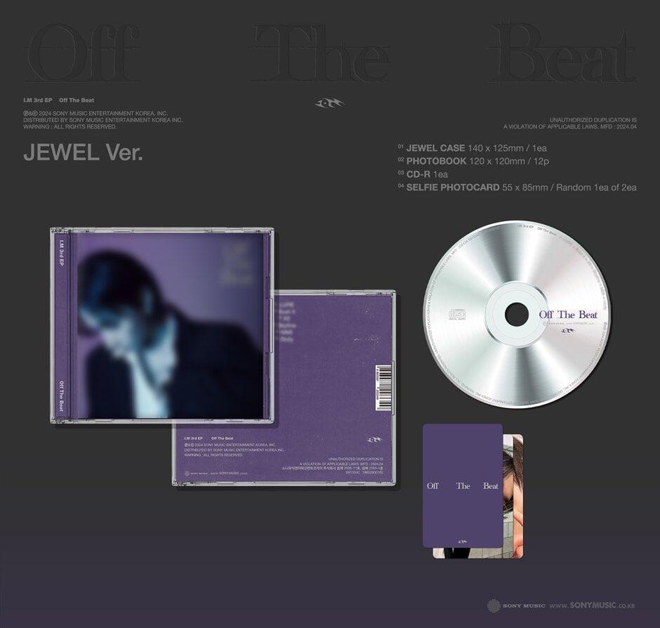 I.M (MONSTA X)- [Off The Beat] (Jewel Case) - KAEPJJANG SHOP (캡짱 숍)