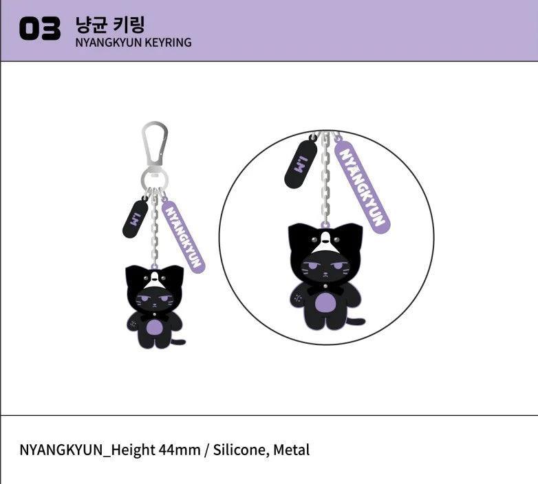 I.M - [NYANGKYUN] (Official MD) / NYANGKYUN Keyring - KAEPJJANG SHOP (캡짱 숍)