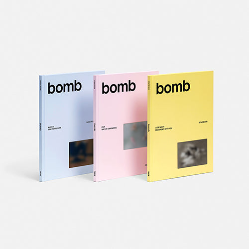 [PRE ORDER] ILLIT - [bomb] (PHOTOBOOK Ver.) KAEPJJANG SHOP (캡짱 숍)