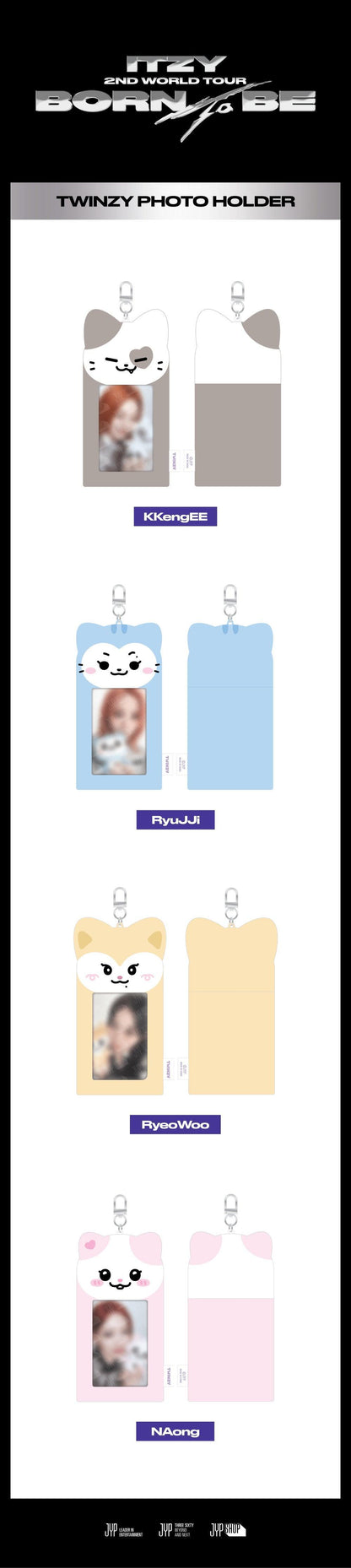 ITZY - [BORN TO BE] in Seoul MD : TWINZY PHOTOCARD HOLDER - KAEPJJANG SHOP (캡짱 숍)