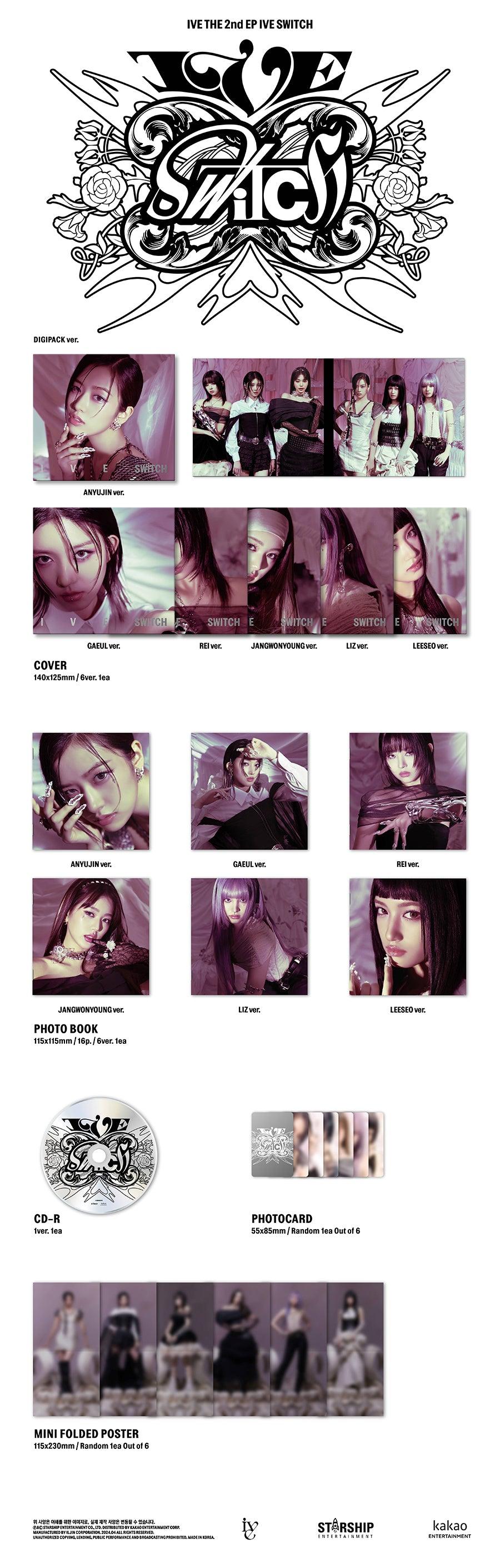 IVE - [IVE SWITCH] (Digipack Vers.) - KAEPJJANG SHOP (캡짱 숍)