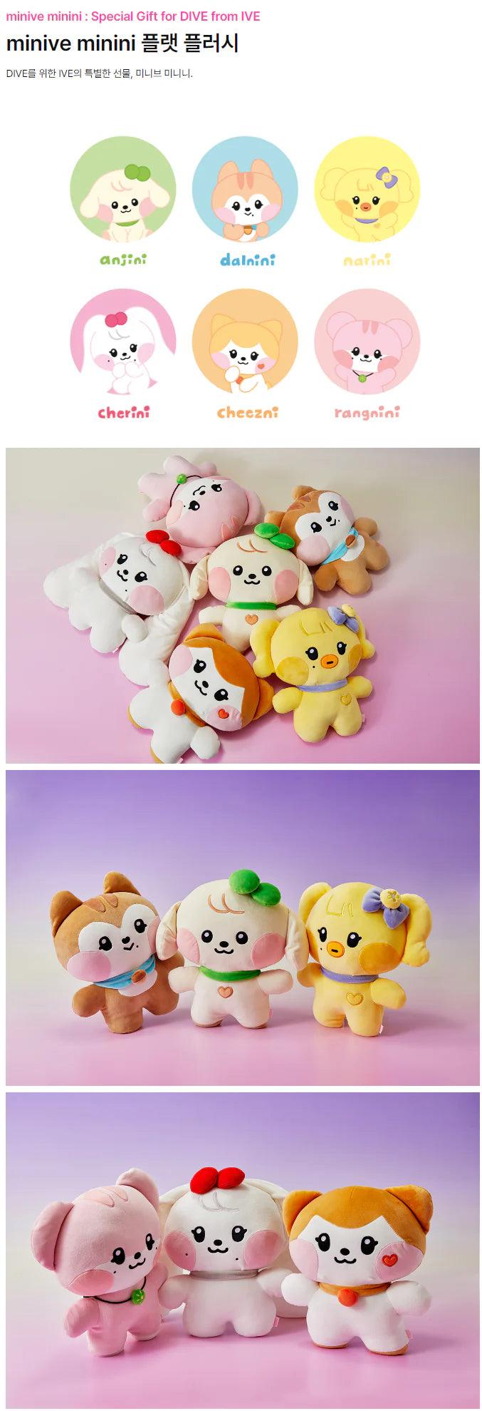 IVE - MINIVE- MININI ( Official MD) / Flat PLUSH - KAEPJJANG SHOP (캡짱 숍)