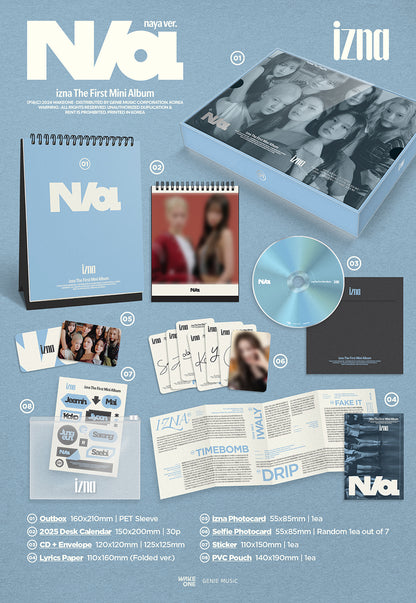 [PRE ORDER] IZNA - [N/a] (NAYA Ver / 2025 Calendar Ver.) 