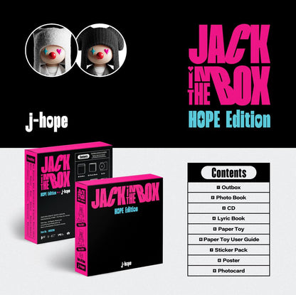 J-HOPE - 1st Solo Album Vol.1 [Jack In The Box] (HOPE Edition) - KAEPJJANG SHOP (캡짱 숍)