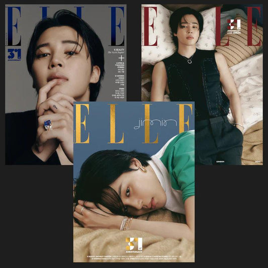 JIMIN (BTS) - ELLE KOREA MAGAZINE COVER (2023 November Issue) - KAEPJJANG SHOP (캡짱 숍)