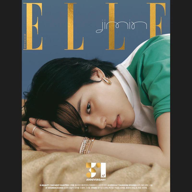 JIMIN (BTS) - ELLE KOREA MAGAZINE COVER (2023 November Issue) - KAEPJJANG SHOP (캡짱 숍)