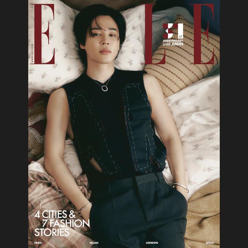 JIMIN (BTS) - ELLE KOREA MAGAZINE COVER (2023 November Issue) - KAEPJJANG SHOP (캡짱 숍)