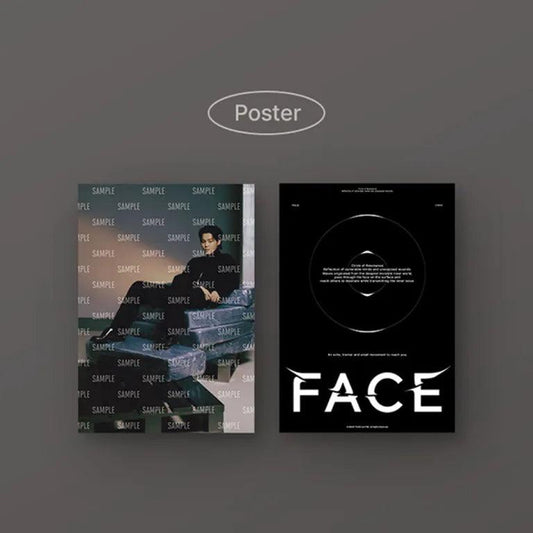 JIMIN (BTS) - Overlayed Poster [FACE] - KAEPJJANG SHOP (캡짱 숍)