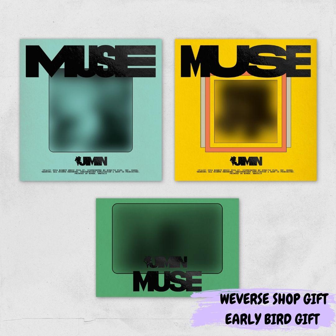 JIMIN - [MUSE] (SET) (P.O.B WEVERSE SHOP GIFT) (EARLY BIRD SET) - KAEPJJANG SHOP (캡짱 숍)