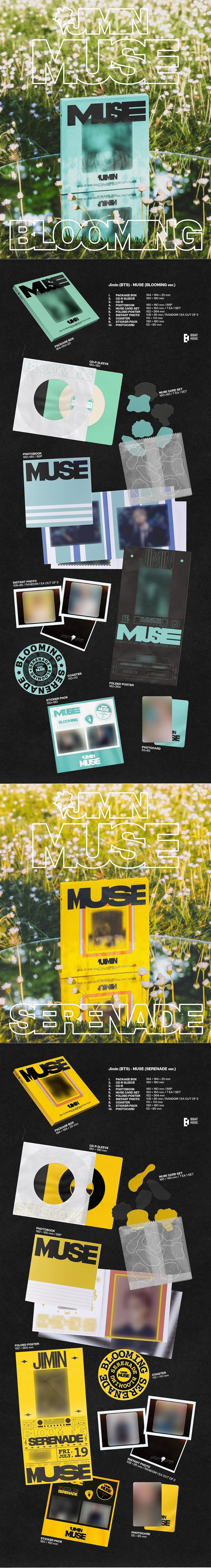 JIMIN - [MUSE] (SET) (P.O.B WEVERSE SHOP GIFT) (EARLY BIRD SET) - KAEPJJANG SHOP (캡짱 숍)