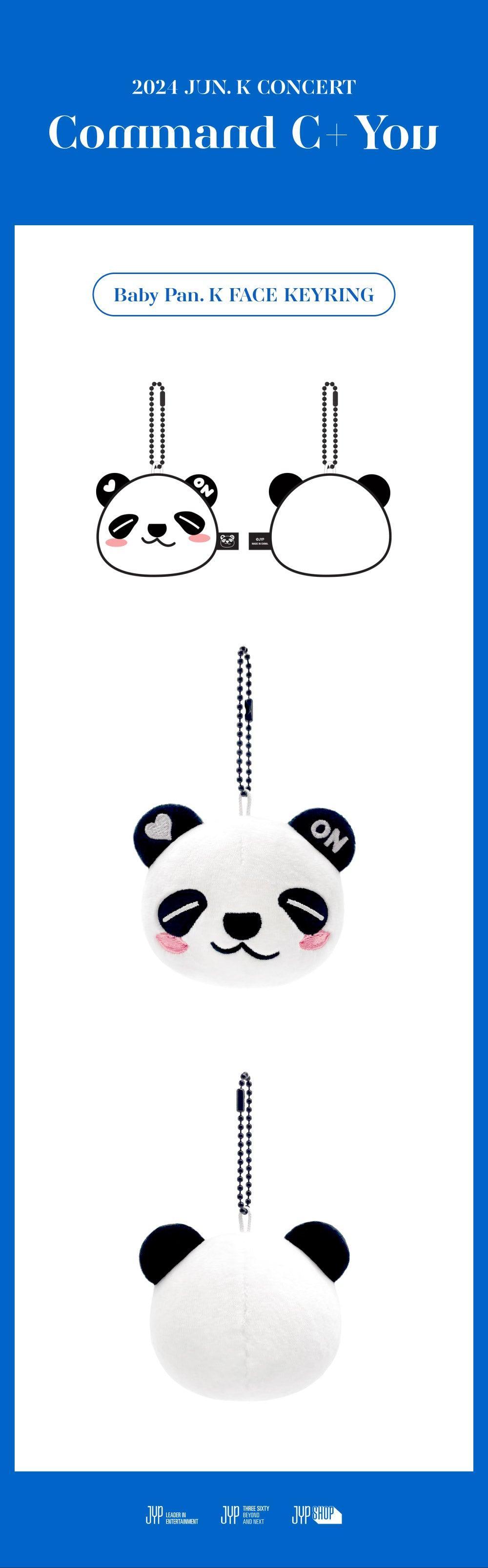 JUN.K (2PM) - COMMAND C YOU (Official MD) : Baby Pan. K Face Keyring - KAEPJJANG SHOP (캡짱 숍)