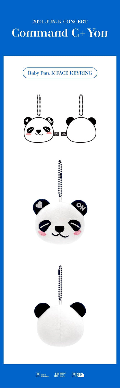 JUN.K (2PM) - COMMAND C YOU (Official MD) : Baby Pan. K Face Keyring - KAEPJJANG SHOP (캡짱 숍)