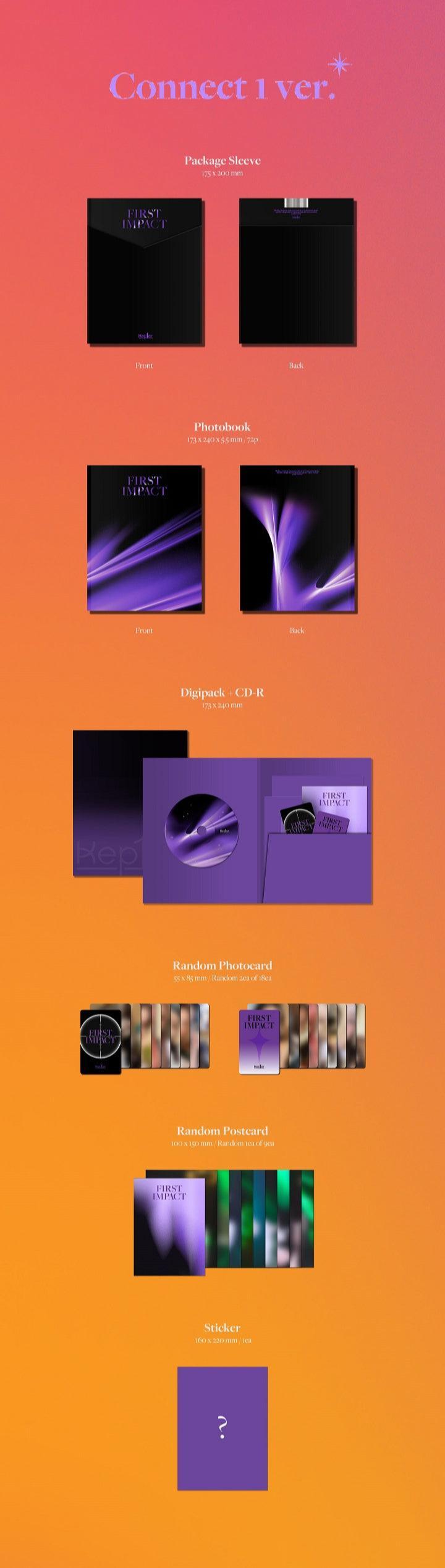 KEP1ER - Mini Album Vol. 1 [FIRST IMPACT] - KAEPJJANG SHOP (캡짱 숍)