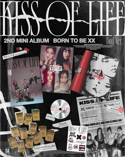 KISS OF LIFE - [BORN TO BE XX]. (Bad vers.) - KAEPJJANG SHOP (캡짱 숍)