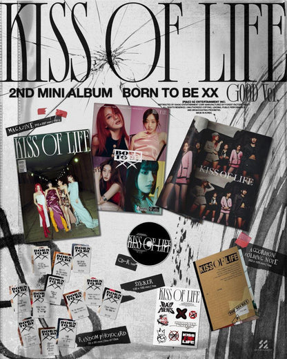 KISS OF LIFE - [BORN TO BE XX] (Good vers.) - KAEPJJANG SHOP (캡짱 숍)