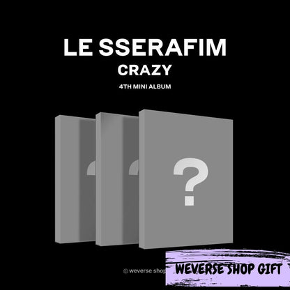 LE SSERAFIM - [CRAZY] (P.O.B Weverse Shop Gift) - KAEPJJANG SHOP (캡짱 숍)