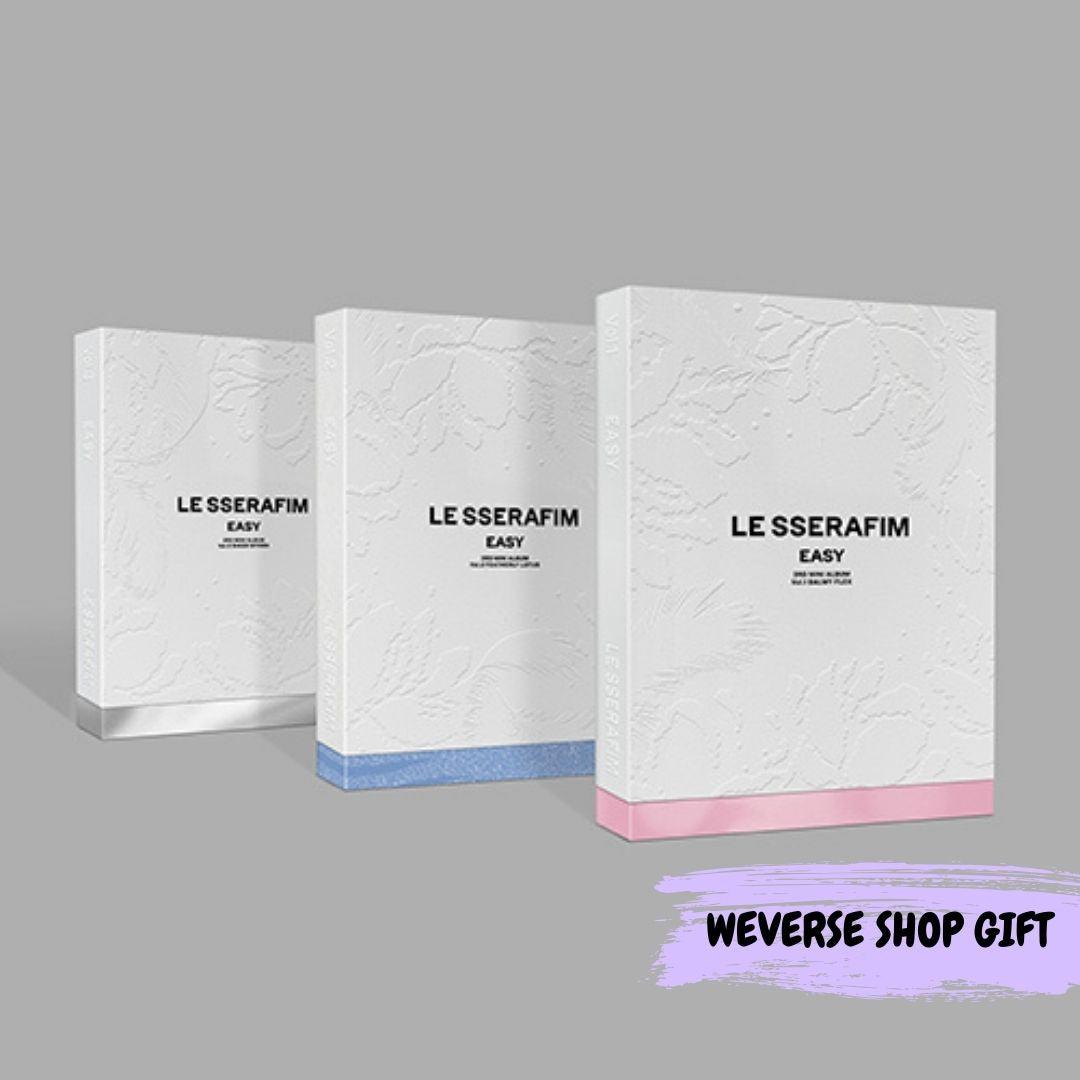 LE SSERAFIM - [EASY] (P.O.B Weverse Shop Gift) - KAEPJJANG SHOP (캡짱 숍)