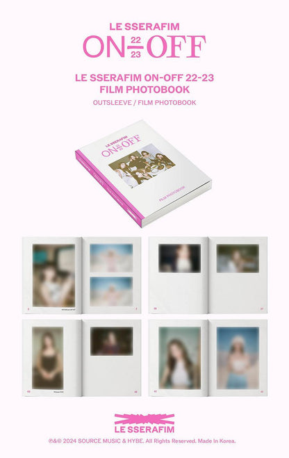 LE SSERAFIM - [ON-OFF' 22-23] (Photobook Vers.) - KAEPJJANG SHOP (캡짱 숍)