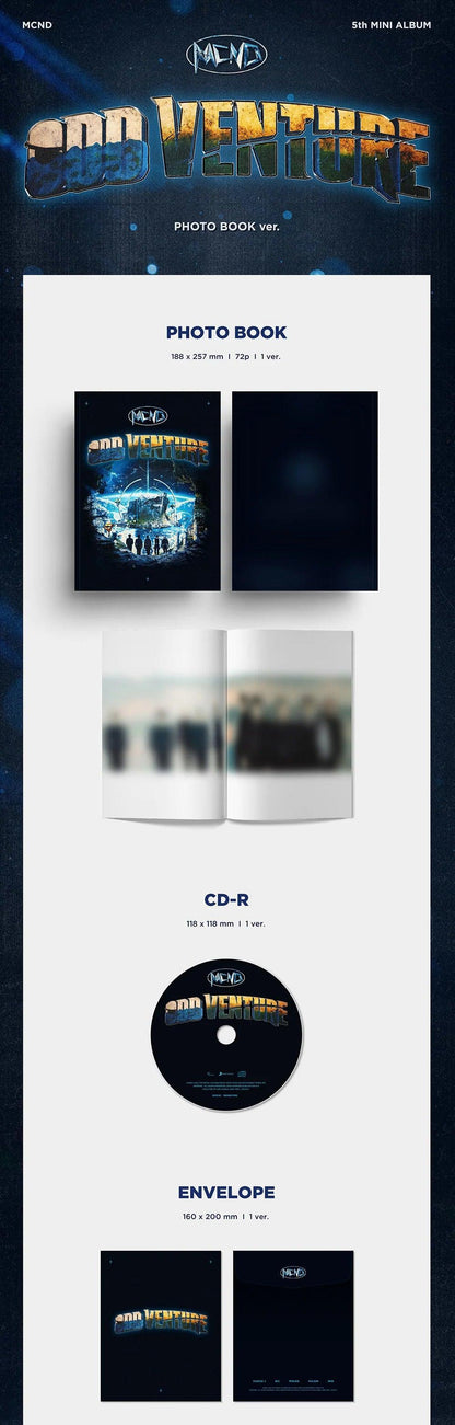 MCND - Mini Album Vol.05 [ODD VENTURE] (Photobook Vers.) - KAEPJJANG SHOP (캡짱 숍)