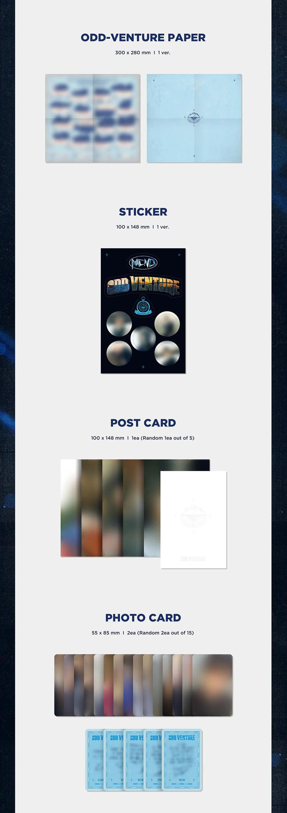 MCND - Mini Album Vol.05 [ODD VENTURE] (Photobook Vers.) - KAEPJJANG SHOP (캡짱 숍)