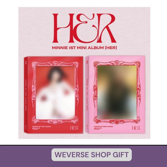 [PRE ORDER] (G)I-DLE MINNIE -  [HER] (P.O.B Weverse Shop Gift)