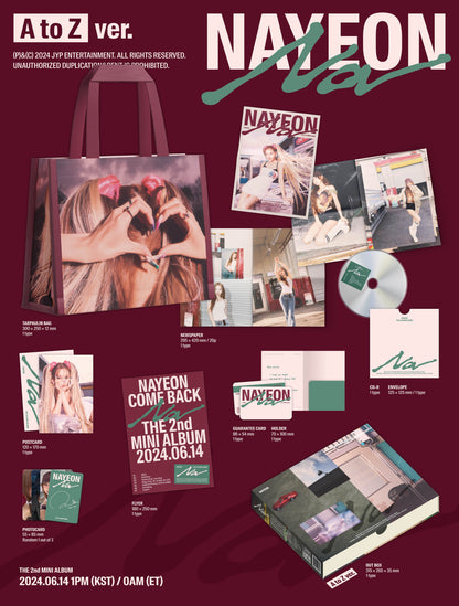 [PRE ORDER] NAYEON - [NA] (Limited Ed. A To Z) 