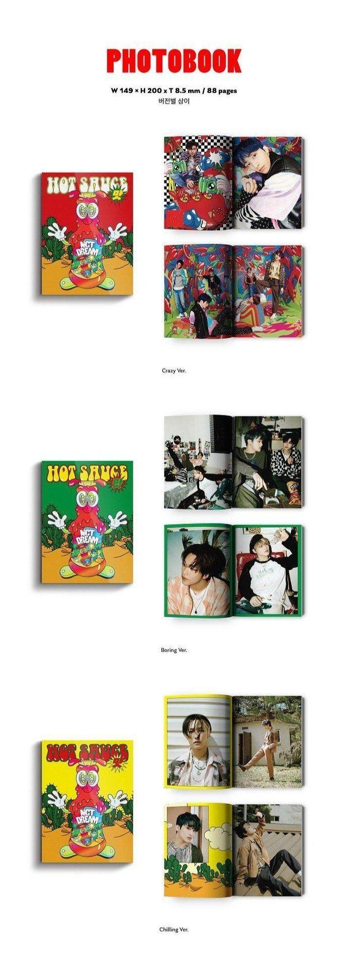 NCT DREAM - Album Vol.1 [맛 (Hot Sauce)] (Version Photobook). - KAEPJJANG SHOP (캡짱 숍)