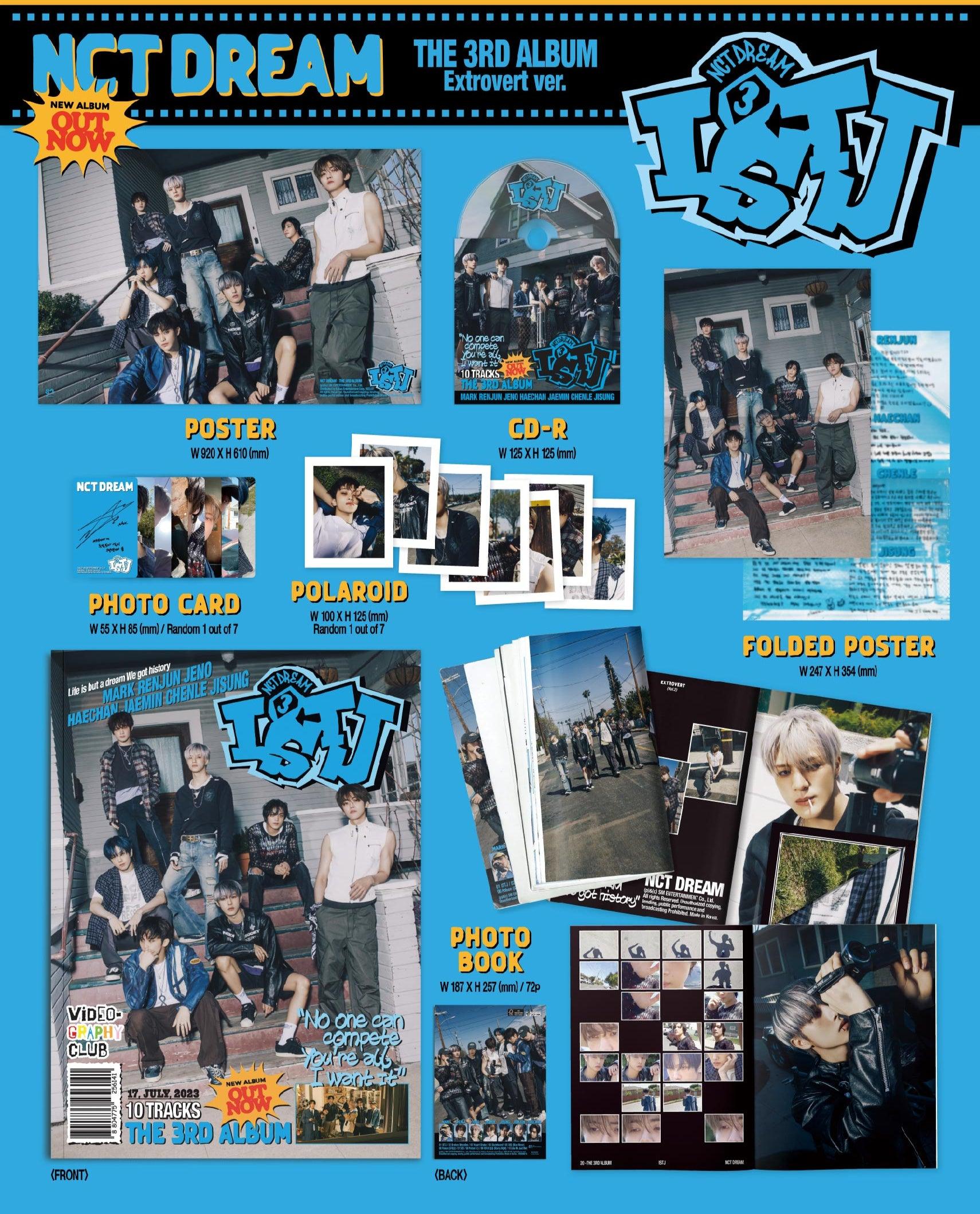 NCT DREAM - The Album Vol.3 [ISTJ] (Photobook Ver.) - KAEPJJANG SHOP (캡짱 숍)