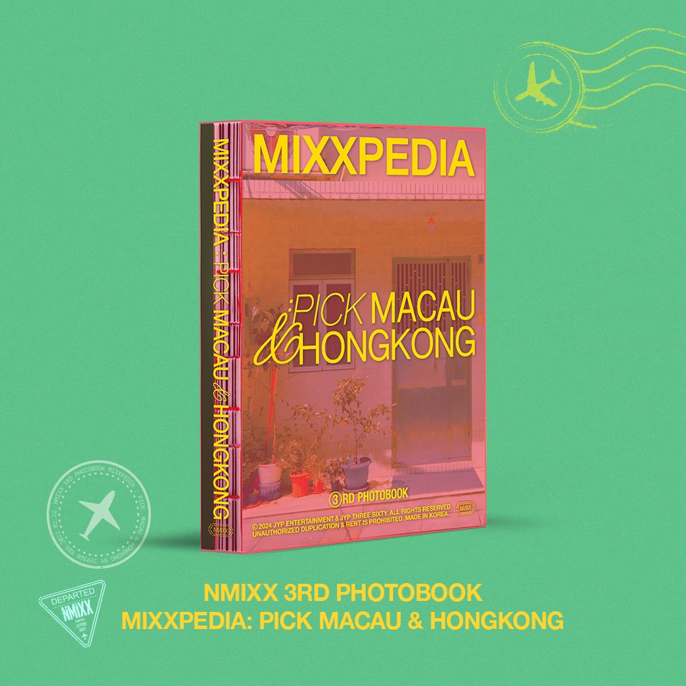 [PRE ORDER] NMIXX - ﻿MIXXPIDIA: PICK MACAU &amp; HONGKONG PHOTOBOOK