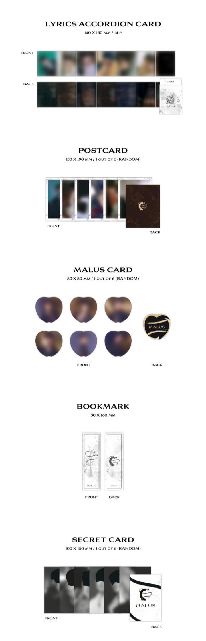 ONEUS -Mini Album Vol.8 [MALUS] (vers. MAIN) - KAEPJJANG SHOP (캡짱 숍)