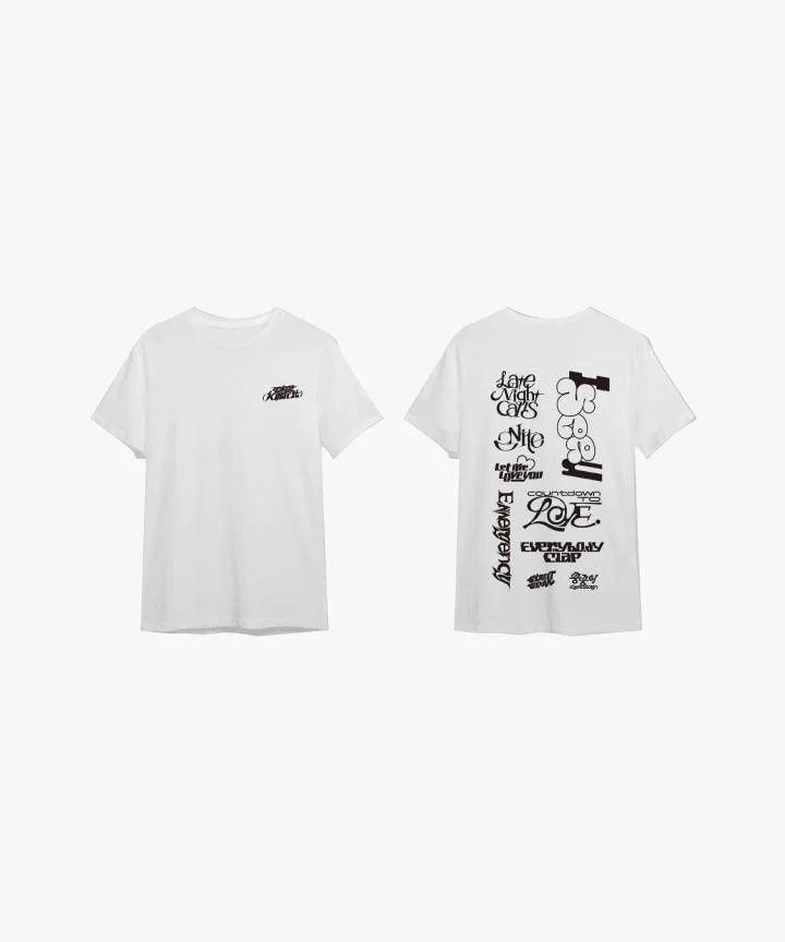 P1HARMONY - KILLIN'IT (Official MD) T-SHIRT (WHITE) - KAEPJJANG SHOP (캡짱 숍)