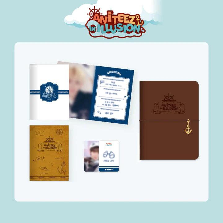 [PRE ORDER] ATEEZ -ANITEEZ IN ILLUSION - (Official MD) : ADVENTURE LOG PHOTO NOTE - KAEPJJANG SHOP (캡짱 숍)