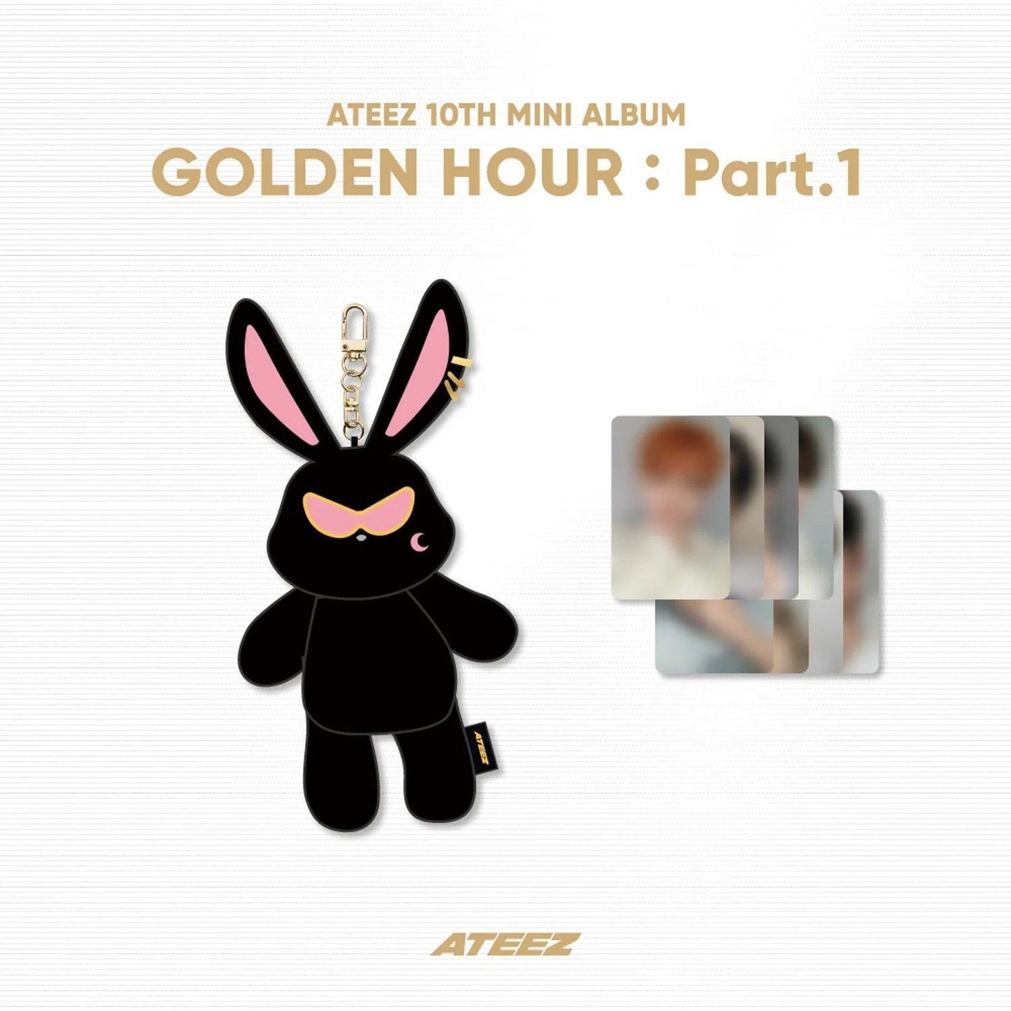 [PRE ORDER] ATEEZ -[GOLDEN HOUR : PART 1] (Official MD) / MITO KEYRING - KAEPJJANG SHOP (캡짱 숍)