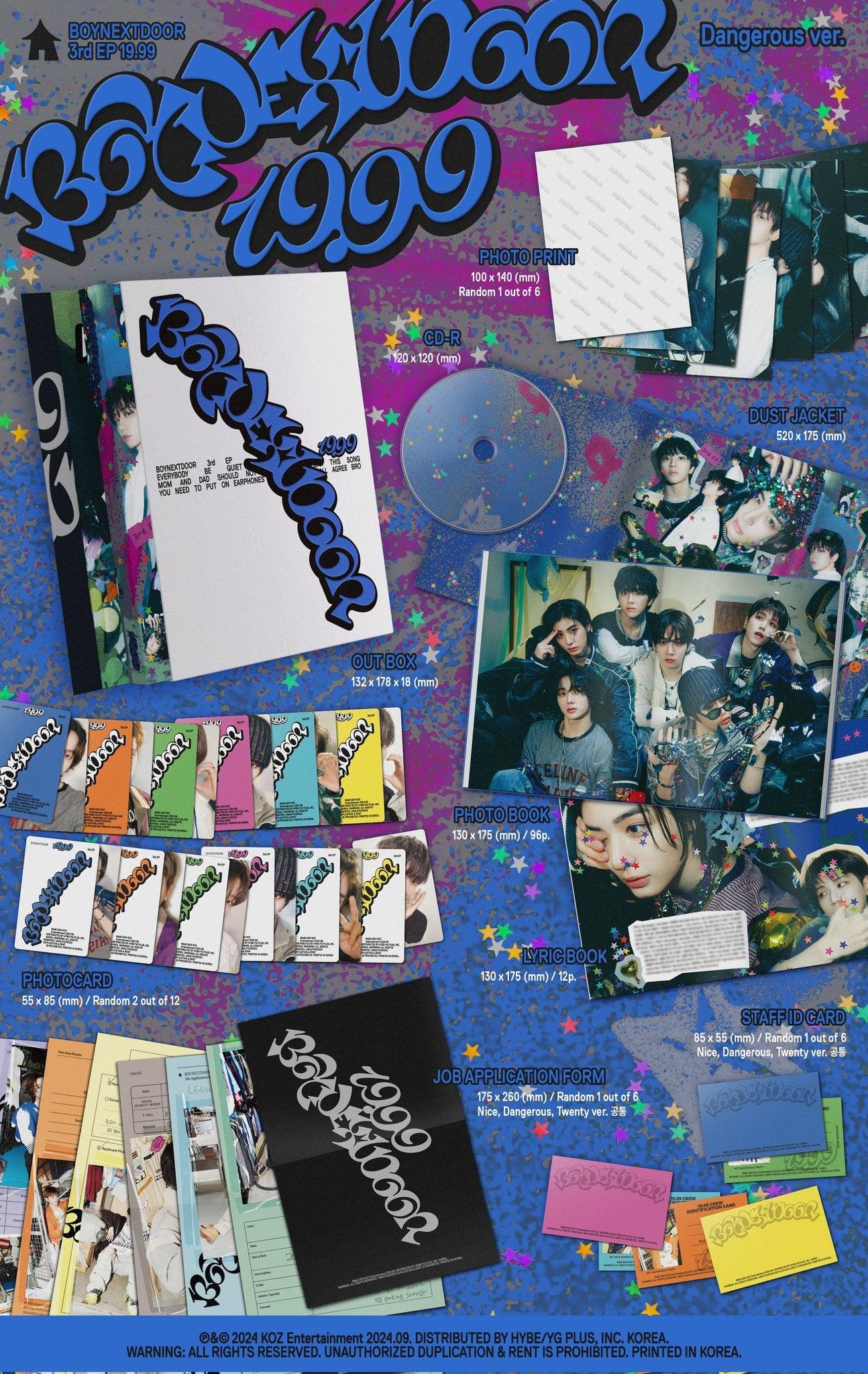 [PRE ORDER] BOYNEXTDOOR - [19.99] - KAEPJJANG SHOP (캡짱 숍)